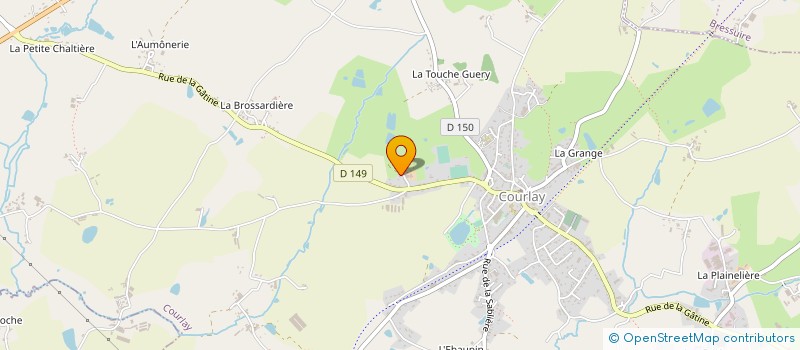 localisation de l'entreprise MONSIEUR CHRISTIAN BISLEAU à COURLAY