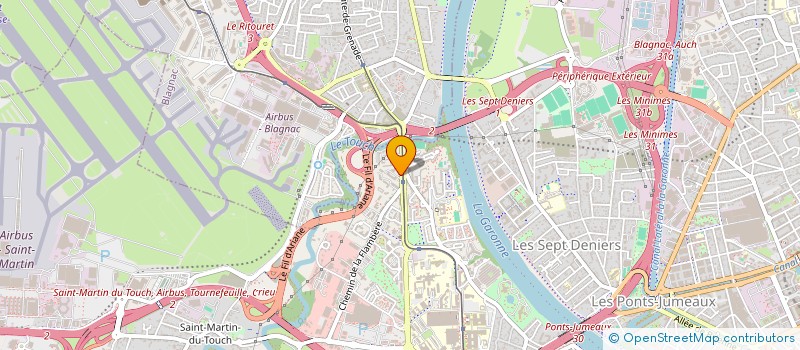 localisation de l'entreprise MONSIEUR CHRISTIAN BIZOTTO à TOULOUSE