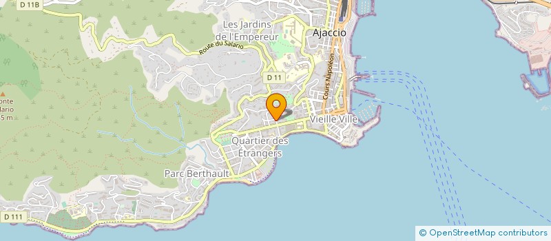 localisation de l'entreprise MONSIEUR CHRISTIAN BLANC à AJACCIO