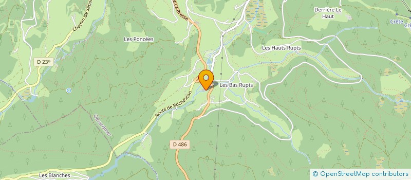 localisation de l'entreprise MONSIEUR CHRISTIAN BLANC à GERARDMER