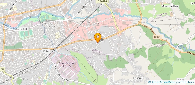 localisation de l'entreprise MONSIEUR CHRISTIAN BLANC  MALEMORT