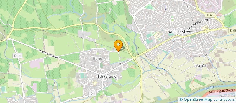 localisation de l'entreprise MONSIEUR CHRISTIAN BLANC  BAHO