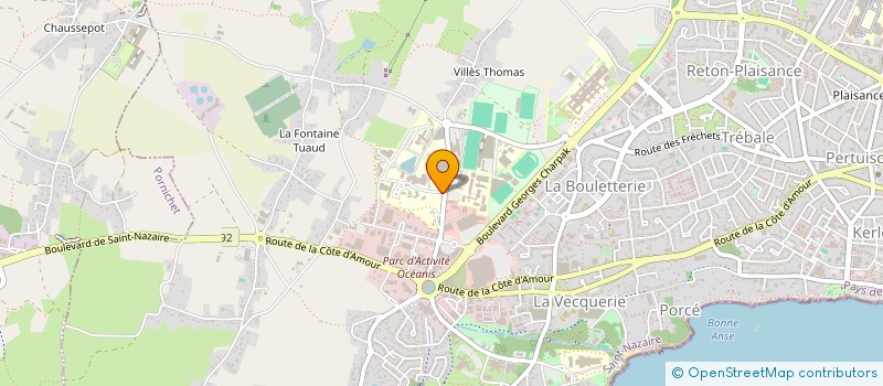 localisation de l'entreprise MONSIEUR CHRISTIAN BLANCHARD  SAINT-NAZAIRE