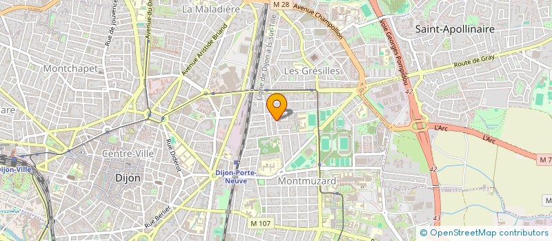 localisation de l'entreprise MONSIEUR CHRISTIAN BLANCO à DIJON