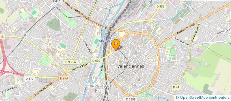 localisation de l'entreprise MONSIEUR CHRISTIAN BLARY à VALENCIENNES