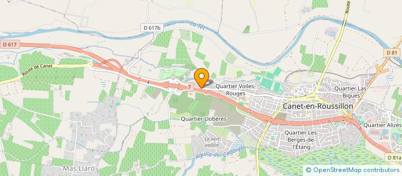 localisation de l'entreprise MONSIEUR CHRISTIAN BLEUSE à CANET-EN-ROUSSILLON