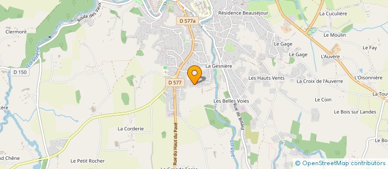 localisation de l'entreprise MONSIEUR CHRISTIAN BLIN  VIRE-NORMANDIE