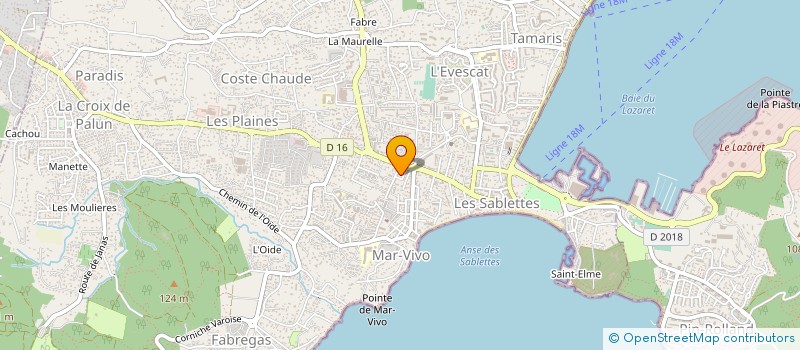 localisation de l'entreprise MONSIEUR CHRISTIAN BOCAGE à LA SEYNE-SUR-MER