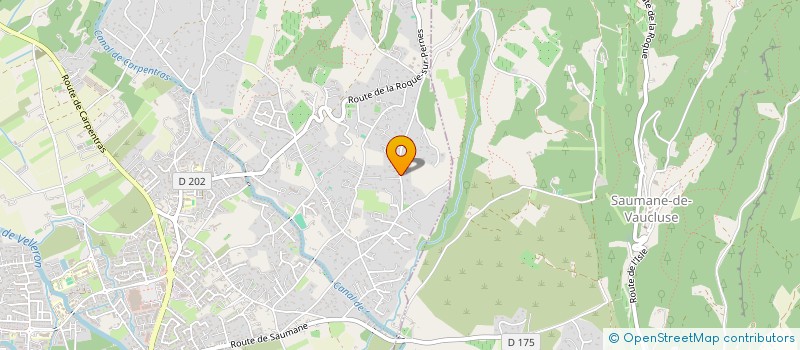 localisation de l'entreprise MONSIEUR CHRISTIAN BOCCEDA  L'ISLE-SUR-LA-SORGUE