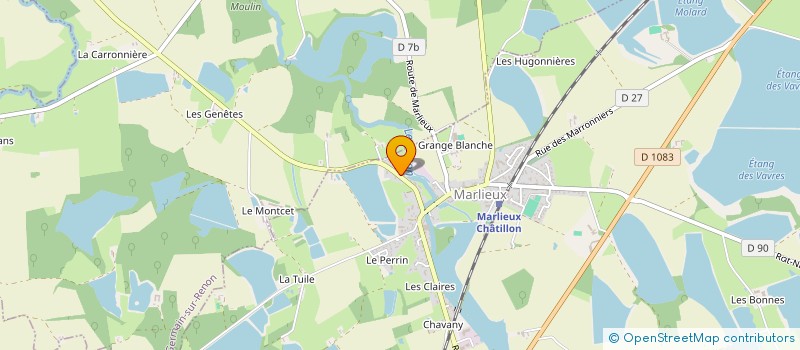 localisation de l'entreprise MONSIEUR CHRISTIAN BODART à MARLIEUX
