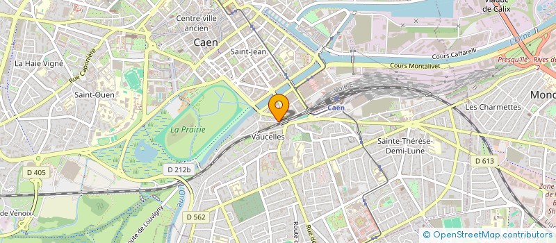 localisation de l'entreprise MONSIEUR CHRISTIAN BODIN  BENOUVILLE