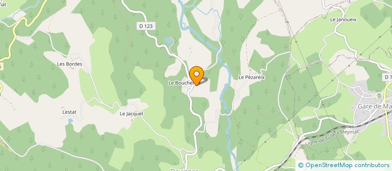 localisation de l'entreprise MONSIEUR CHRISTIAN BOGAERTS à DAVIGNAC