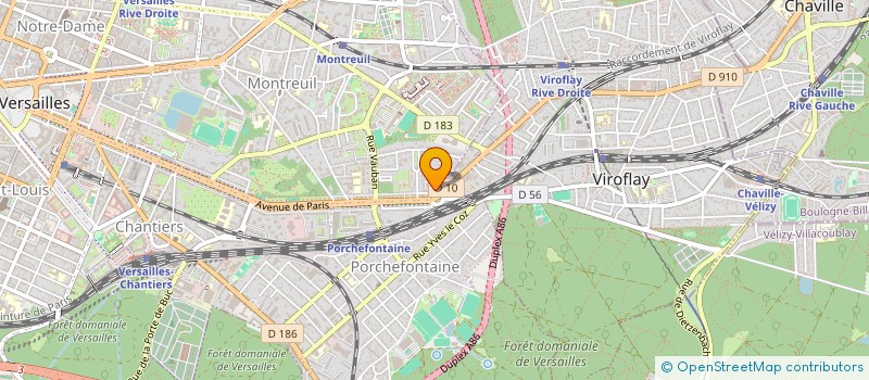 localisation de l'entreprise MONSIEUR CHRISTIAN BOGHOS à VERSAILLES