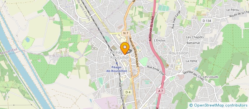 localisation de l'entreprise MONSIEUR CHRISTIAN BOGIRAUD à SAINT MAURICE L'EXIL