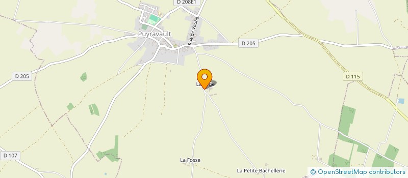 localisation de l'entreprise MONSIEUR CHRISTIAN BOINOT  PUYRAVAULT