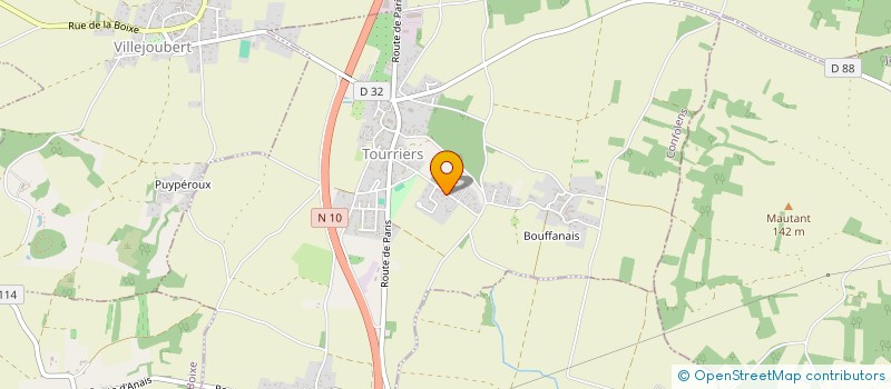 localisation de l'entreprise MONSIEUR CHRISTIAN BOIREAU  TOURRIERS