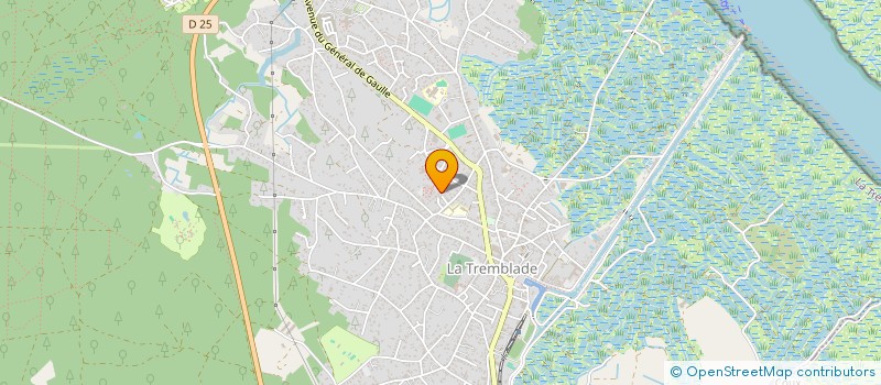 localisation de l'entreprise MONSIEUR CHRISTIAN BOISSON  LA TREMBLADE