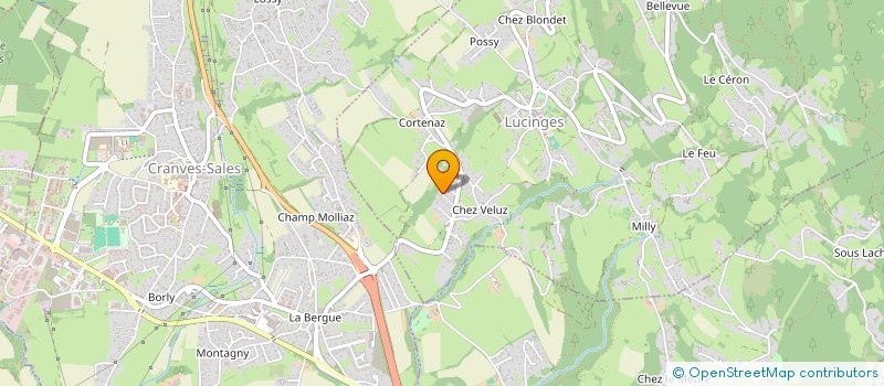 localisation de l'entreprise MONSIEUR CHRISTIAN BOMBELI  LUCINGES