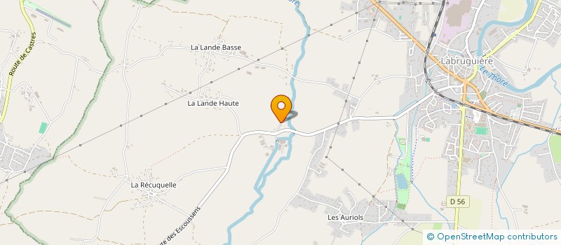 localisation de l'entreprise MONSIEUR CHRISTIAN BOMPARD  LABRUGUIERE