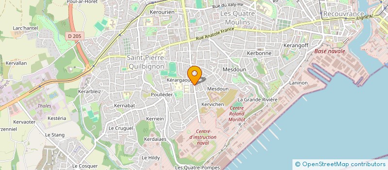 localisation de l'entreprise MONSIEUR CHRISTIAN BONAVENTUR à BREST