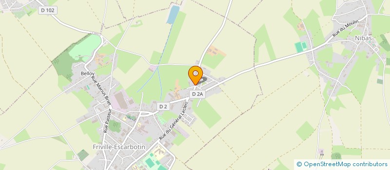 localisation de l'entreprise MONSIEUR CHRISTIAN BONELLO  FRIVILLE-ESCARBOTIN