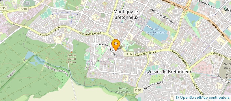 localisation de l'entreprise MONSIEUR CHRISTIAN BONIFACE à MONTIGNY-LE-BRETONNEUX