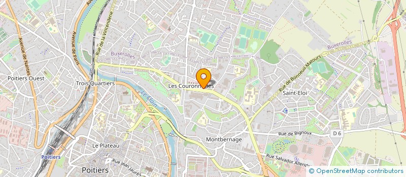 localisation de l'entreprise MONSIEUR CHRISTIAN BONLIEU à POITIERS