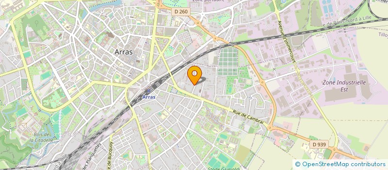 localisation de l'entreprise MONSIEUR CHRISTIAN BONNAIRE à ARRAS