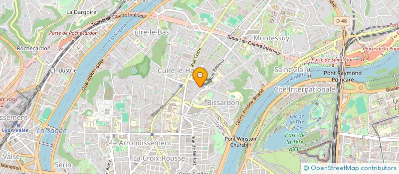 localisation de l'entreprise MONSIEUR CHRISTIAN BONNAMANT à CALUIRE-ET-CUIRE