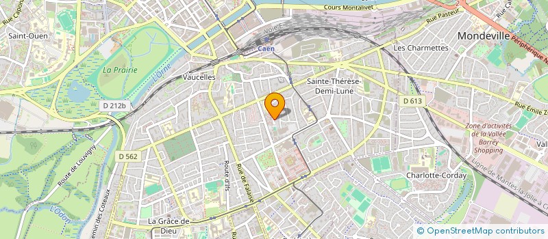 localisation de l'entreprise MONSIEUR CHRISTIAN BONNASSIEUX à CAEN