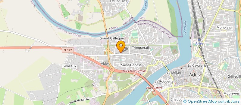 localisation de l'entreprise MONSIEUR CHRISTIAN BONNEFOY à ARLES