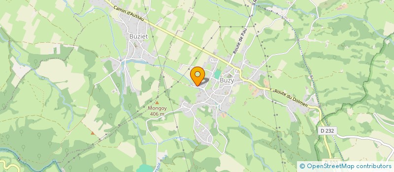 localisation de l'entreprise MONSIEUR CHRISTIAN BONNEMASOU CARRERE  BUZY