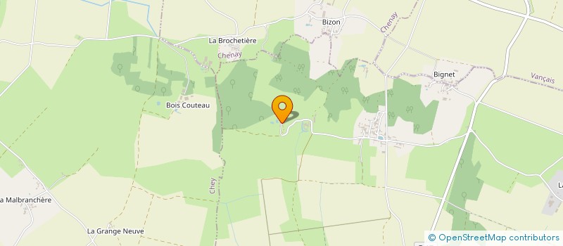 localisation de l'entreprise MONSIEUR CHRISTIAN BONNET  CHENAY