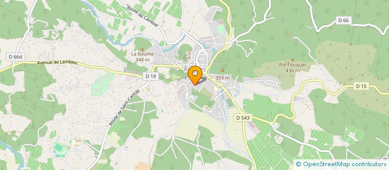 localisation de l'entreprise MONSIEUR CHRISTIAN BONNET  ROGNES