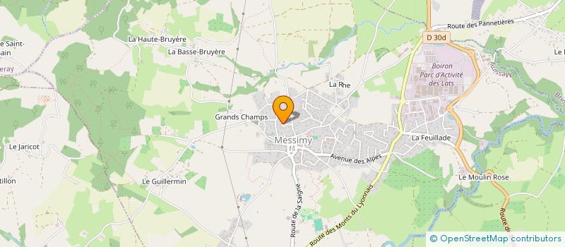 localisation de l'entreprise MONSIEUR CHRISTIAN BONNIER  RONTALON