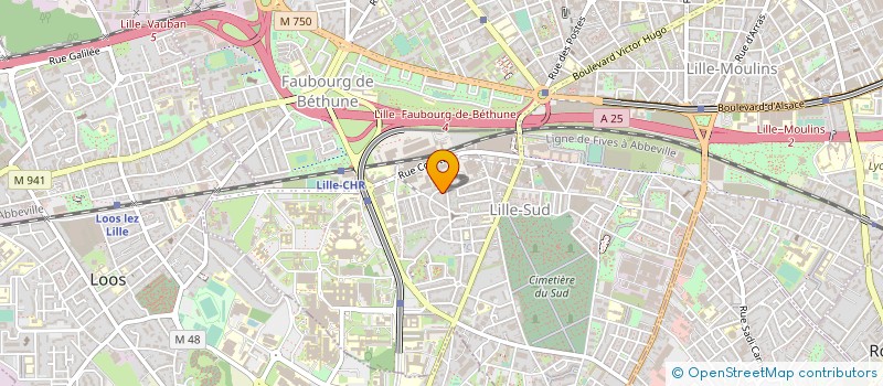localisation de l'entreprise MONSIEUR CHRISTIAN BOQUET à LILLE