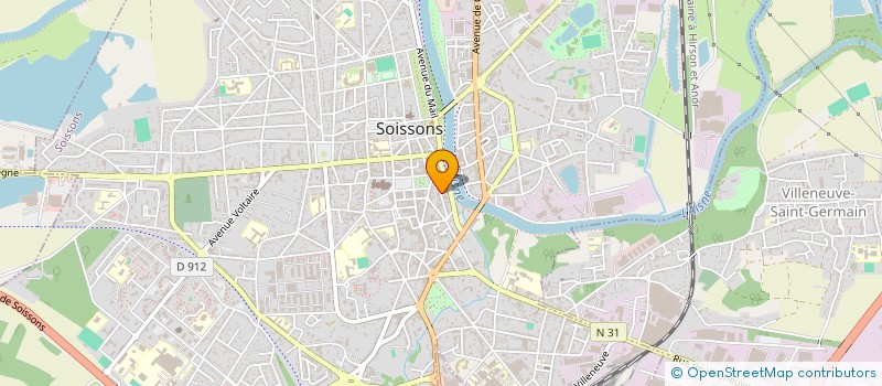 localisation de l'entreprise MONSIEUR CHRISTIAN BORELLA à SOISSONS