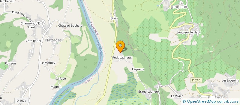 localisation de l'entreprise MONSIEUR CHRISTIAN BORGET  YENNE