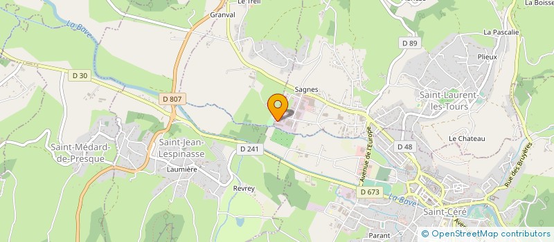 localisation de l'entreprise MONSIEUR CHRISTIAN BORIS à SAINT-LAURENT-LES-TOURS