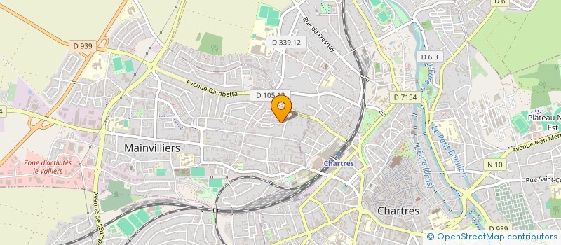 localisation de l'entreprise MONSIEUR CHRISTIAN BORTOLUSSI à MAINVILLIERS