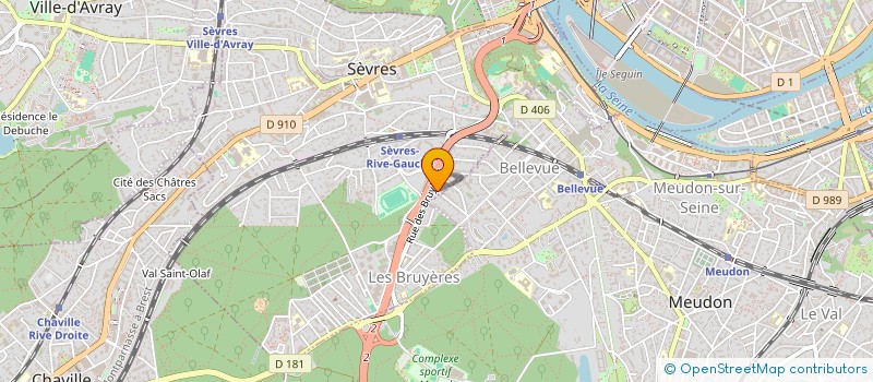 localisation de l'entreprise MONSIEUR CHRISTIAN BOSCHER à SEVRES