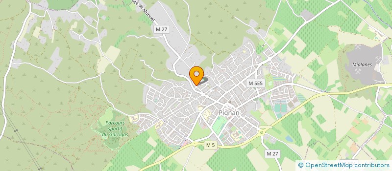 localisation de l'entreprise MONSIEUR CHRISTIAN BOU  MONTARNAUD