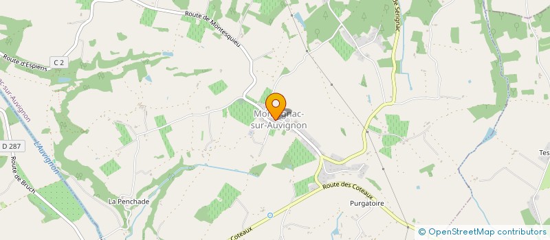 localisation de l'entreprise MONSIEUR CHRISTIAN BOUCHE  MONTAGNAC-SUR-AUVIGNON