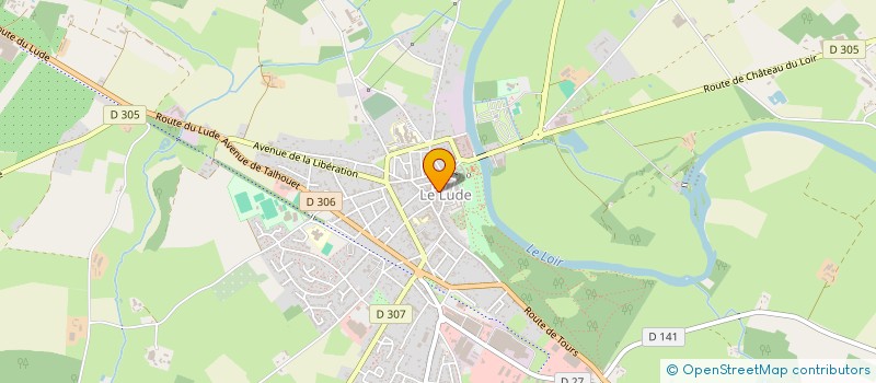 localisation de l'entreprise MONSIEUR CHRISTIAN BOUCHER  LE LUDE