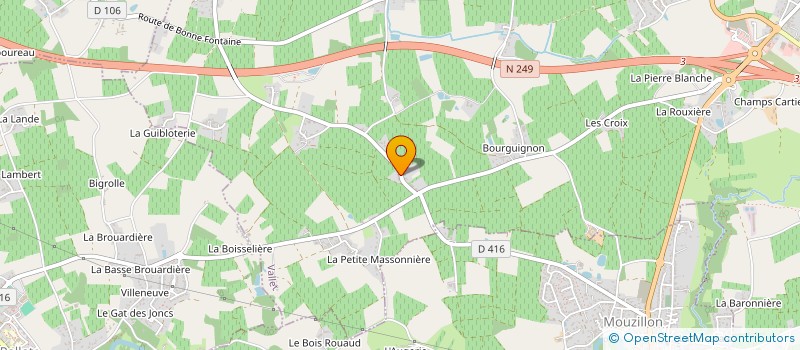 localisation de l'entreprise MONSIEUR CHRISTIAN BOUCHET à VALLET
