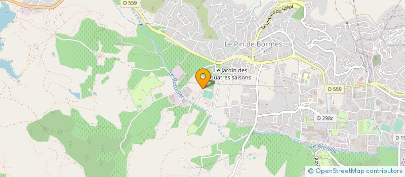 localisation de l'entreprise MONSIEUR CHRISTIAN BOUDARD à BORMES-LES-MIMOSAS