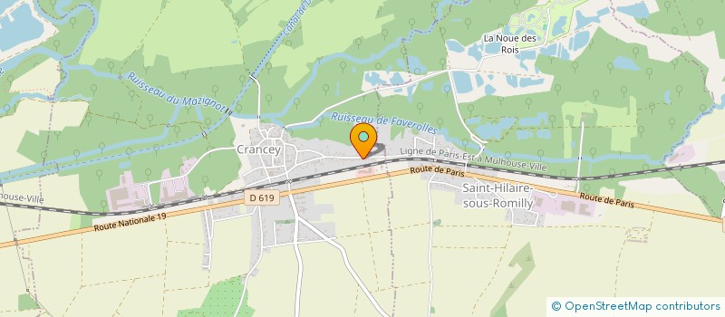 localisation de l'entreprise MONSIEUR CHRISTIAN BOUDARD  CRANCEY