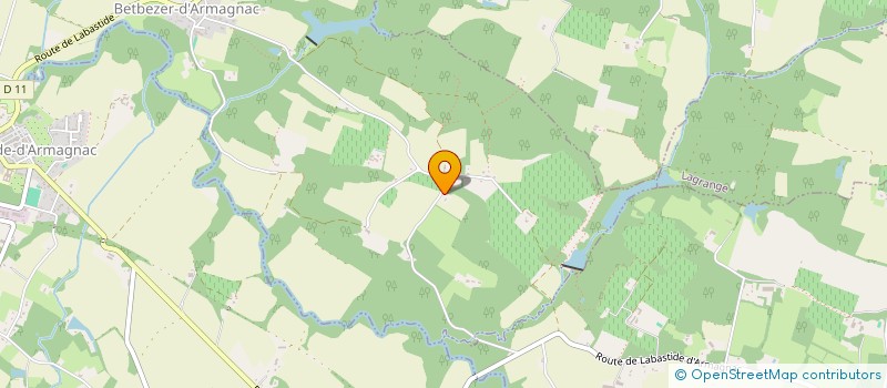 localisation de l'entreprise MONSIEUR CHRISTIAN BOUDE  LAGRANGE