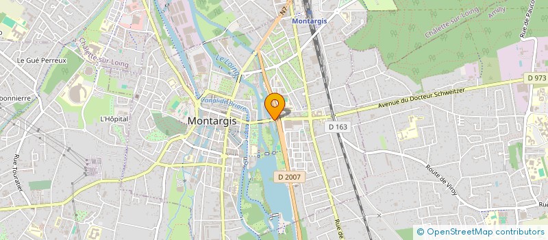 localisation de l'entreprise MONSIEUR CHRISTIAN BOUE à MONTARGIS