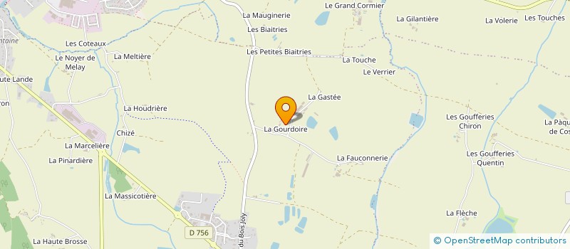 localisation de l'entreprise MONSIEUR CHRISTIAN BOUET  CHEMILLE-EN-ANJOU